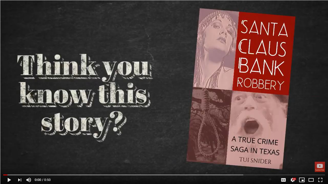 Book Trailer Screen Shot to Hyperlink